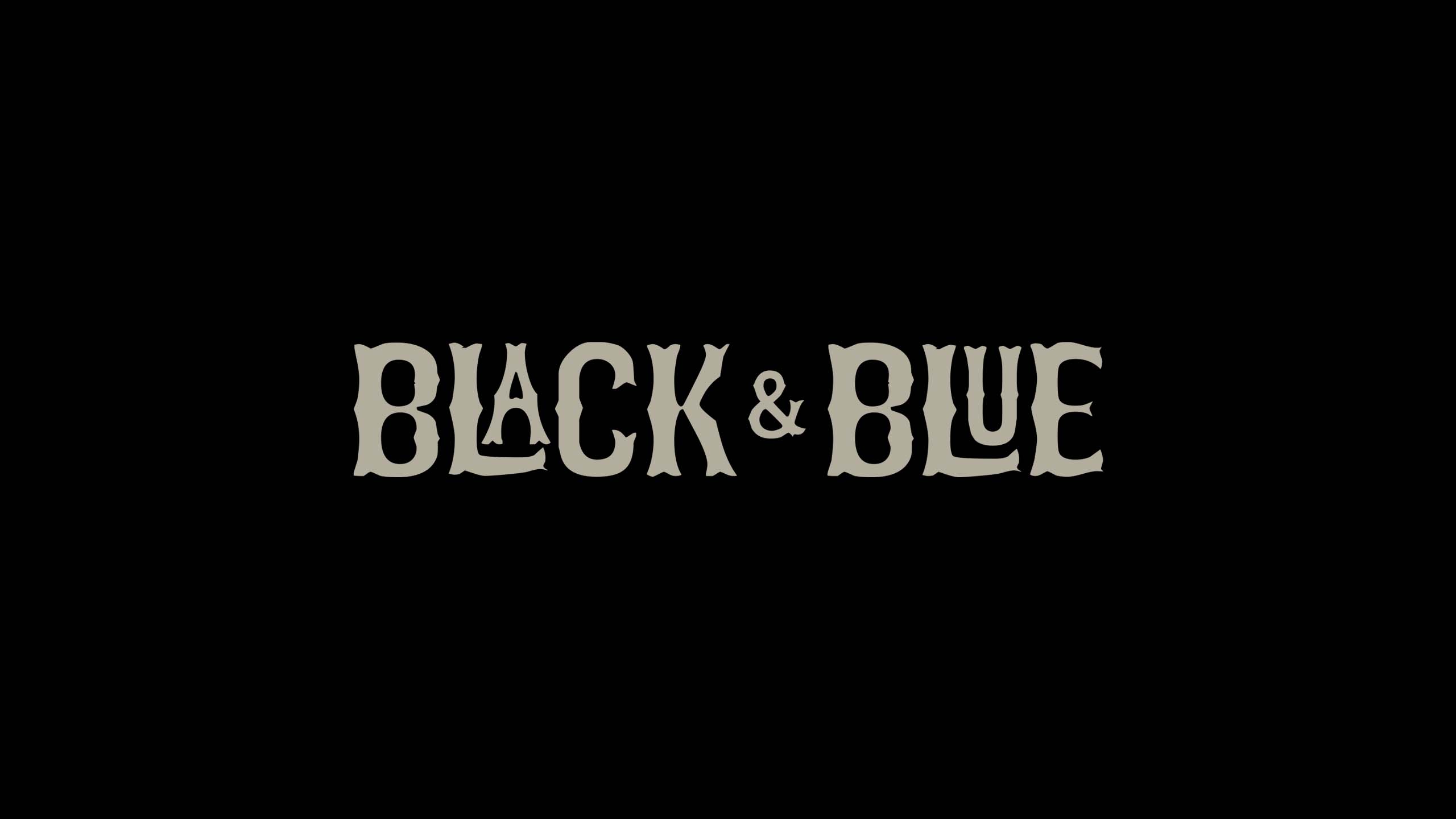 Black & Blue BBQ - Typografie