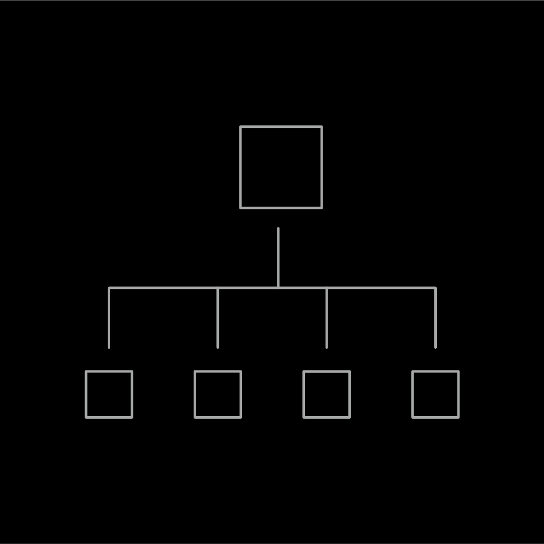 Merkstructuren - semi-monolitische-merkstructuur